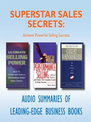 cover image of Superstar Sales Secrets